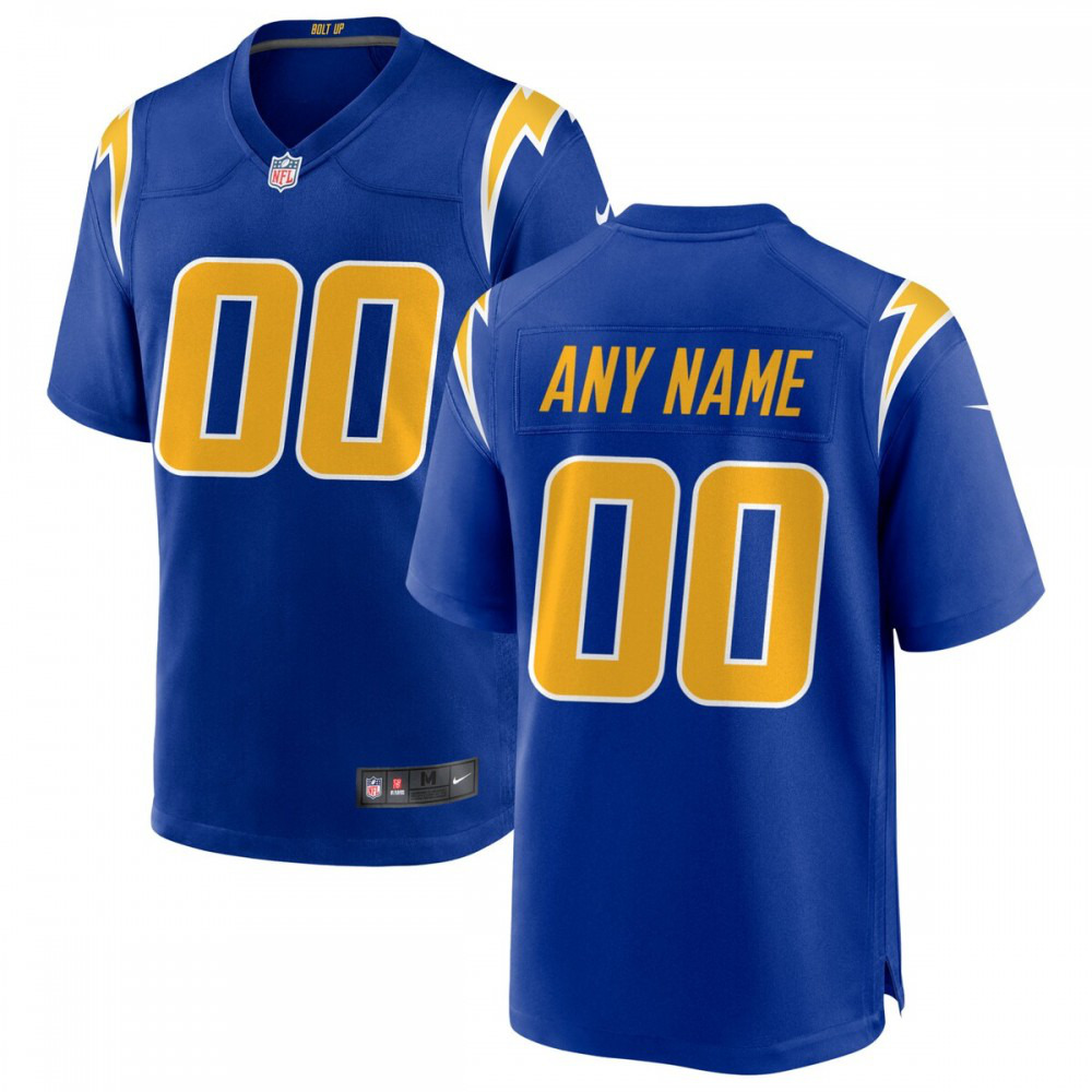 Los Angeles Chargers Nike Alternate Custom Game Jersey - Royal-Profan Arena